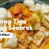 Lontong Tiga Daging Seabrek