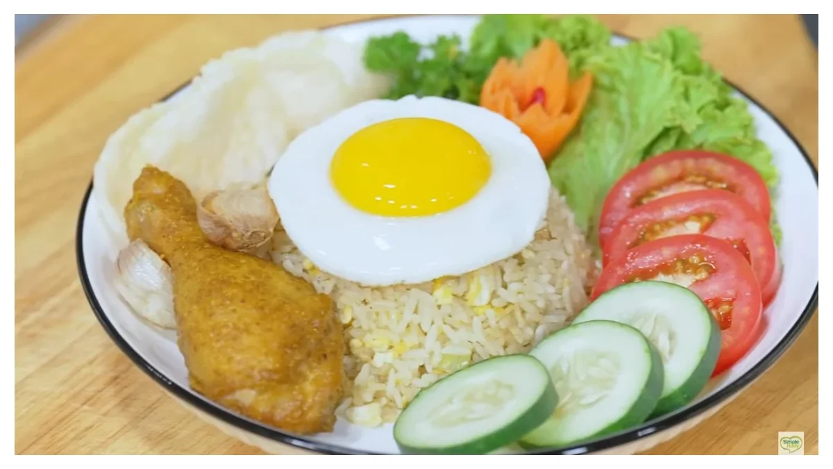 Nasi Goreng Mentega (Tangkapan layar kanal YouTube Simple Rudy)