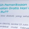 pemeriksaan kesehatan gratis