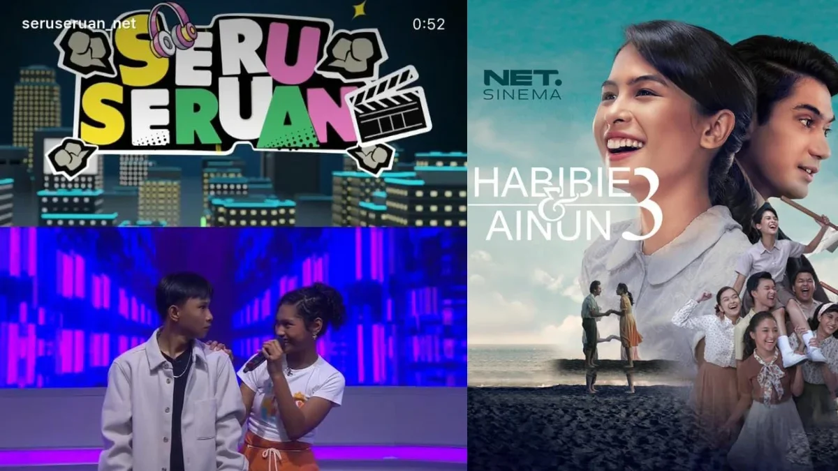 Seru-Seruan dan Habibie & Ainun 3 (instagram.com @netmediatama)