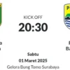 Persebaya vs Persib