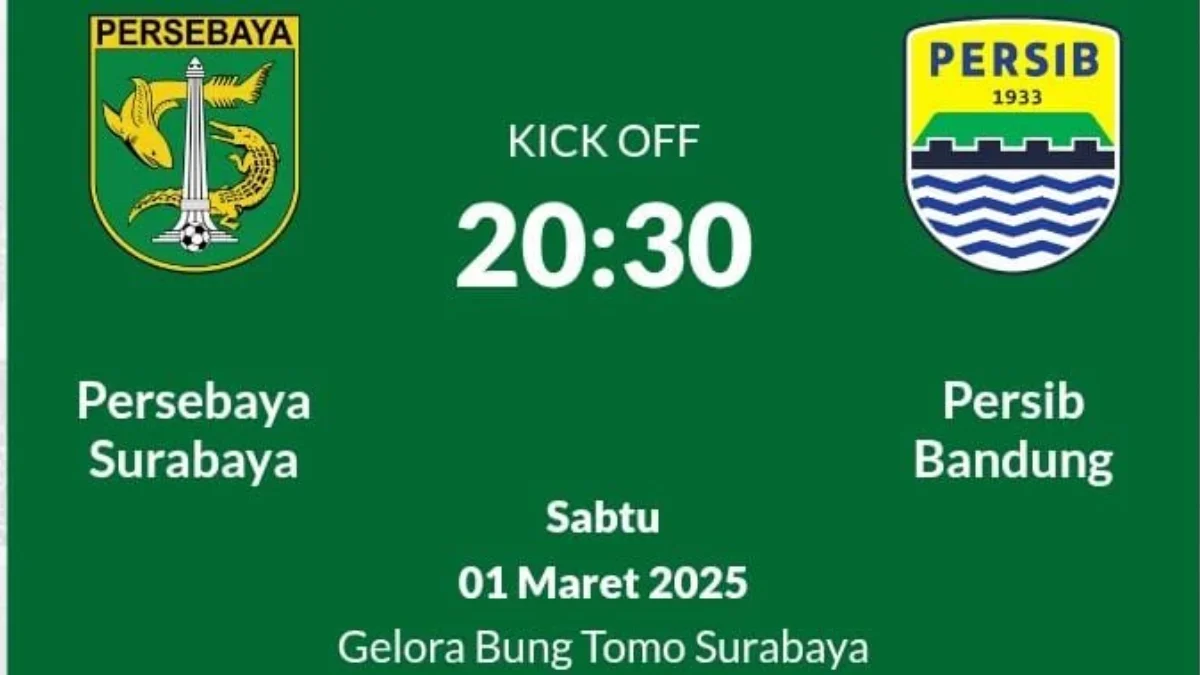 Persebaya vs Persib