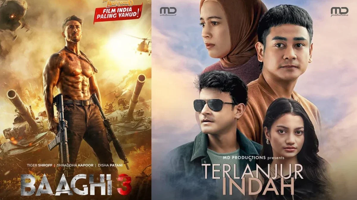 Baaghi 3 dan Terlanjur Indah (instagram.com @antv @mdtv)