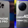 Tecno Camon Premier vs iPhone 15 Pro