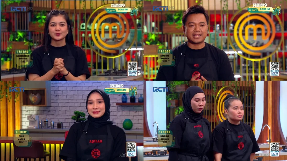 4 Kontestan MasterChef Indonesia Season 12 Ini Pulang (tangkapan layar aplikasi RCTI+)