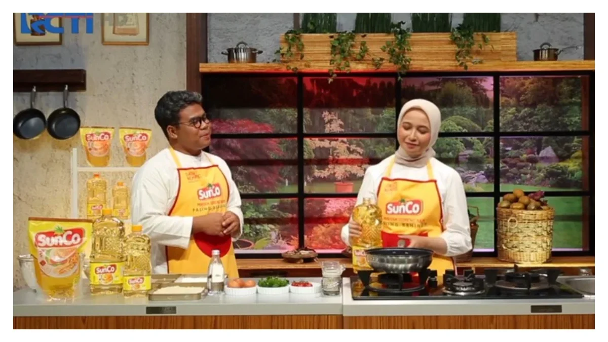 Fajar dan Zahra MasterChef Indonesia Season 12 (tangkapan layar aplikasi RCTI+)