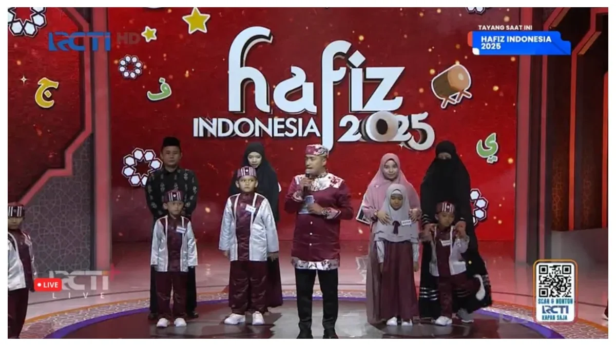 Hasil Hafiz Indonesia 2025 (tangkapan layar aplikasi RCTI+)