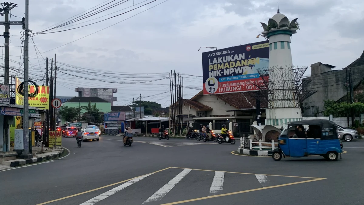 Jalur mudik tasikmalaya, jalan moh hatta, jalan re martadinata, simpang lima