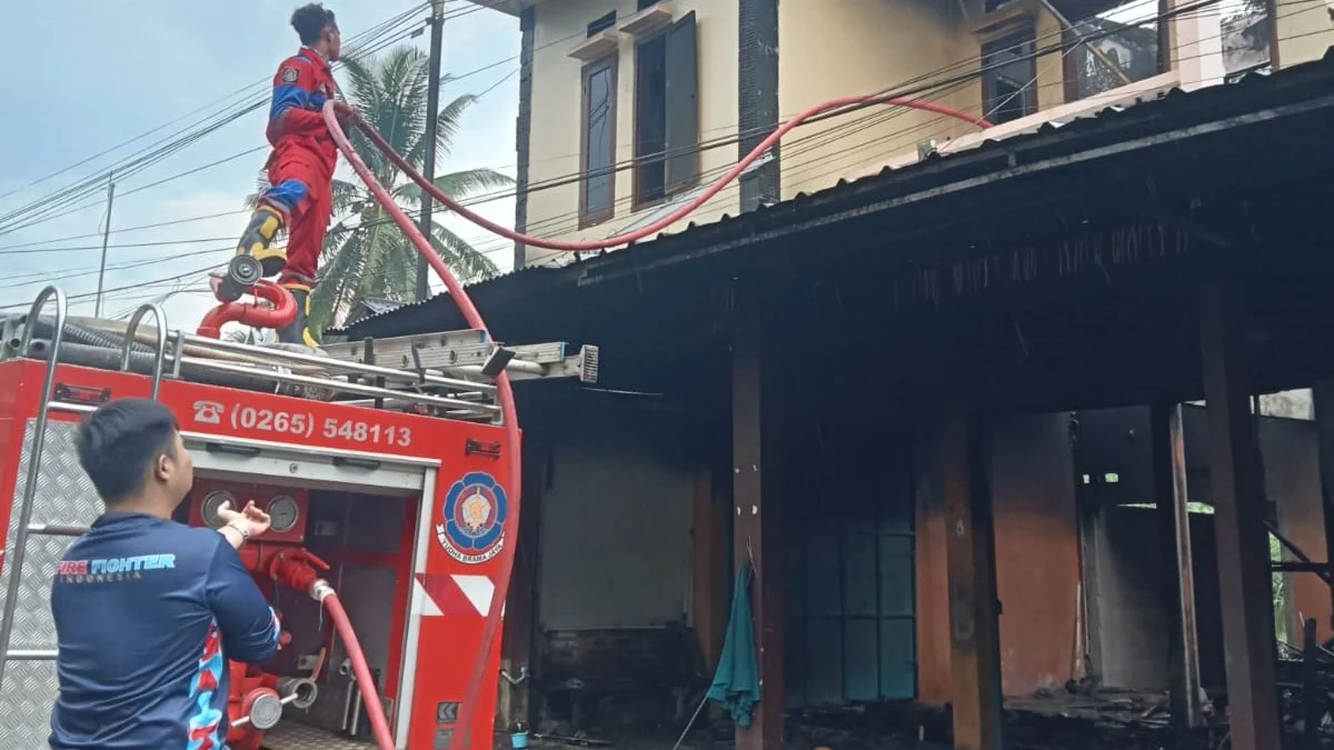 Kebakaran di Kecamatan Bantarkalong