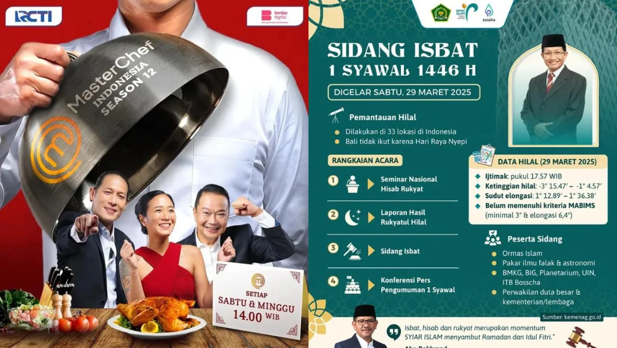 Jadwal Acara RCTI Sabtu, 29 Maret 2025: MasterChef Indonesia Season 12 ...