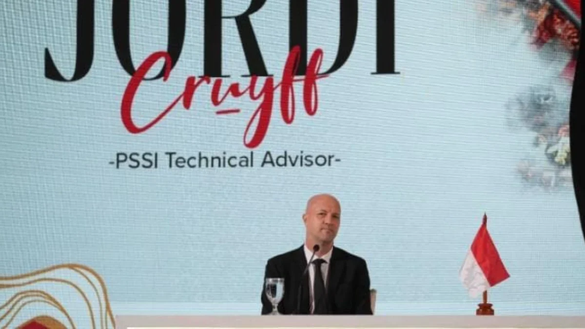 Penasihat teknis PSSI Jordi Cruyff