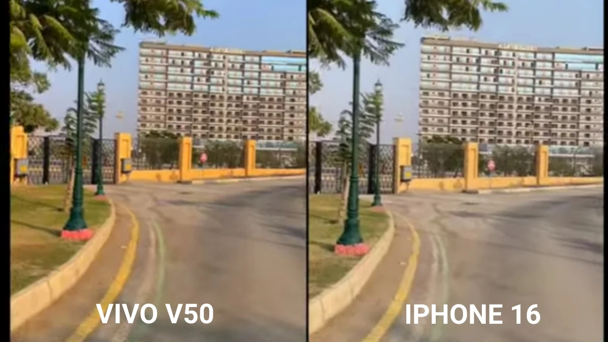 Kamera Vivo V50 vs iPhone 16