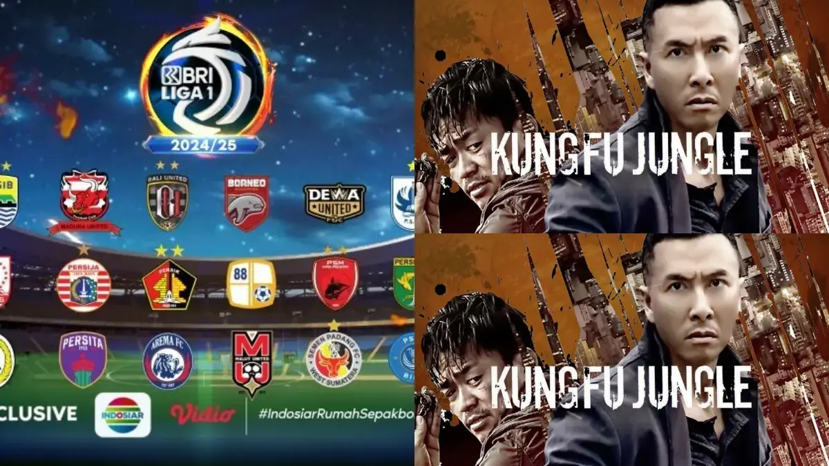 BRI Liga 1 dan Kungfu Jungle (istimewa: indosiar.com)