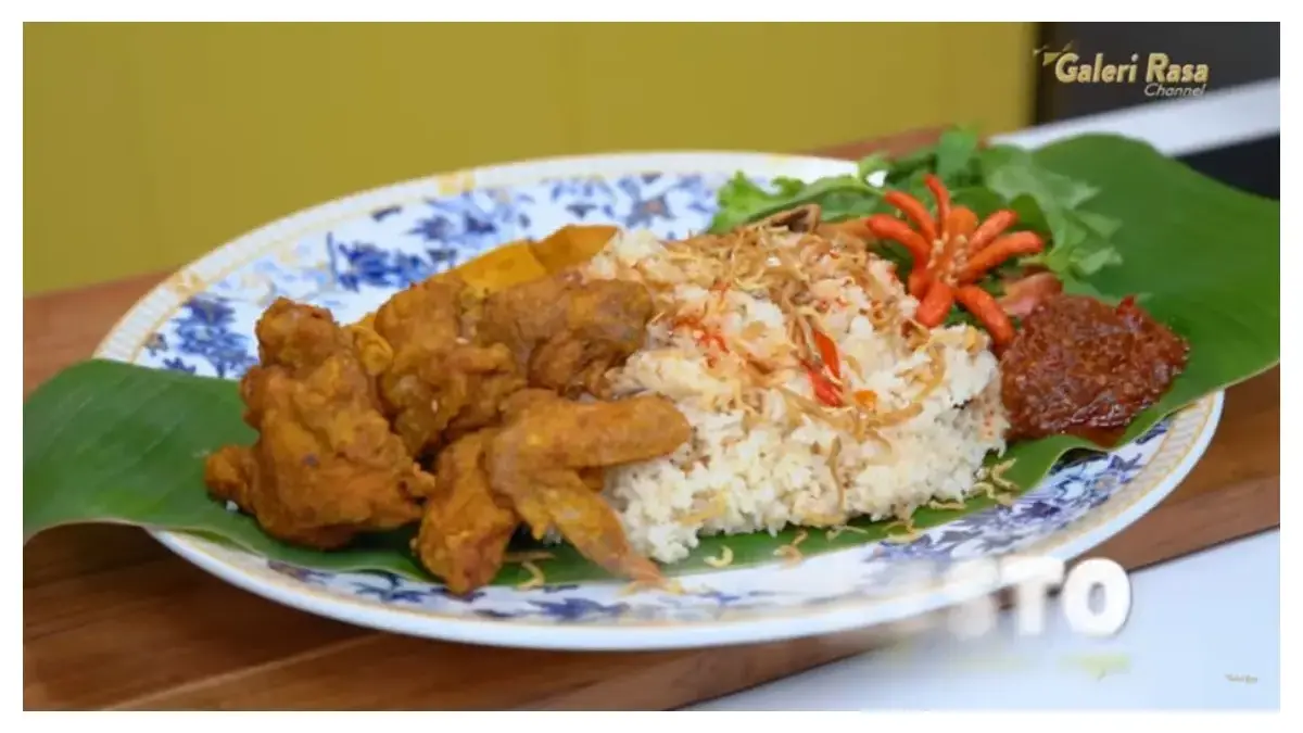 Resep Nasi Liwet ala Chef Rudy Choirudin (tangkapan layar YouTube Galeri Rasa Channel)