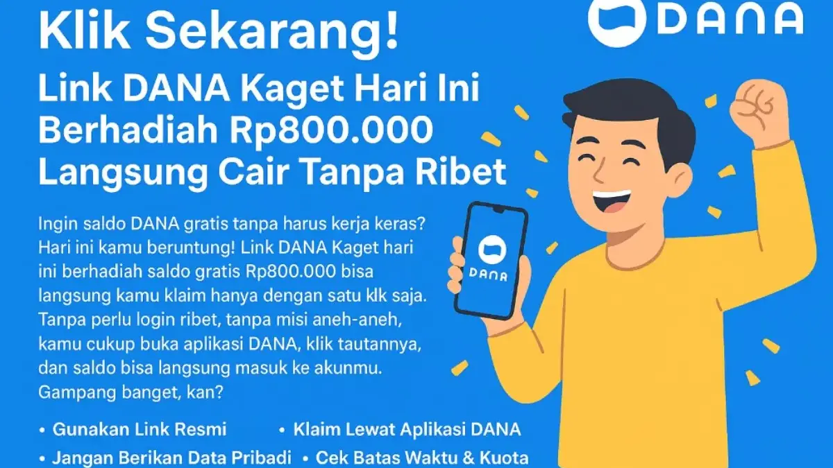 DANA Kaget Hari Ini