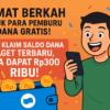 Klaim Saldo Dana Gratis