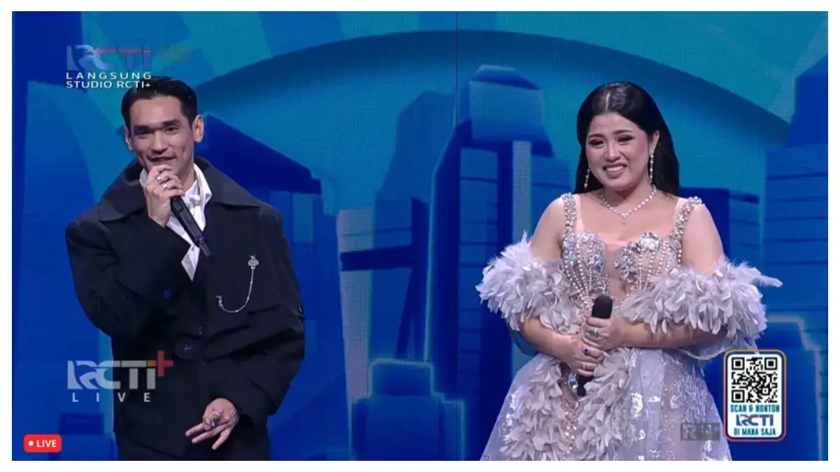 Duet Shabrina Leanor dan Afgan (tangkapan layar RCTI+)