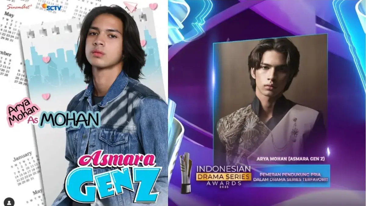 Arya Mohan Sabet Penghargaan Pemeran Pendukung Pria Terfavorit (Instagram.com @aryamohan)