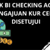 Bi Checking untuk pengajuan KUR