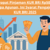 Syarat Pengajuan KUR BRI 2025 untuk UMKM