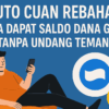 Cara Dapat Saldo DANA Gratis