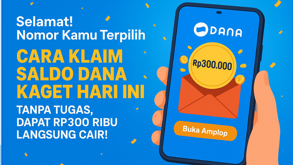 Klaim Saldo DANA Kaget hari ini