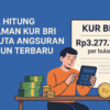 Simulasi Angsuran KUR BRI