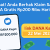 Link DANA Kaget 22 Mei 2025