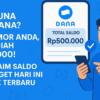 Cara Klaim Saldo DANA Kaget Hari Ini