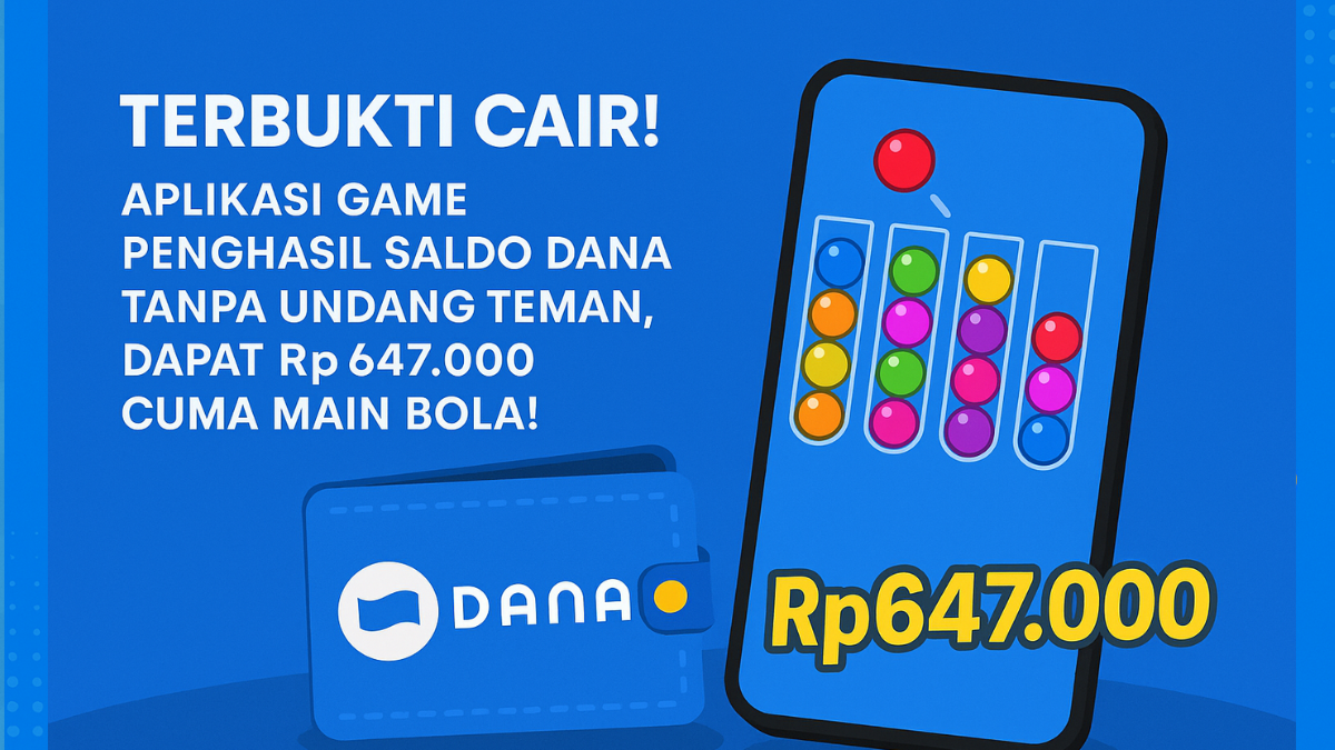 Aplikasi Game Penghasil Saldo DANA