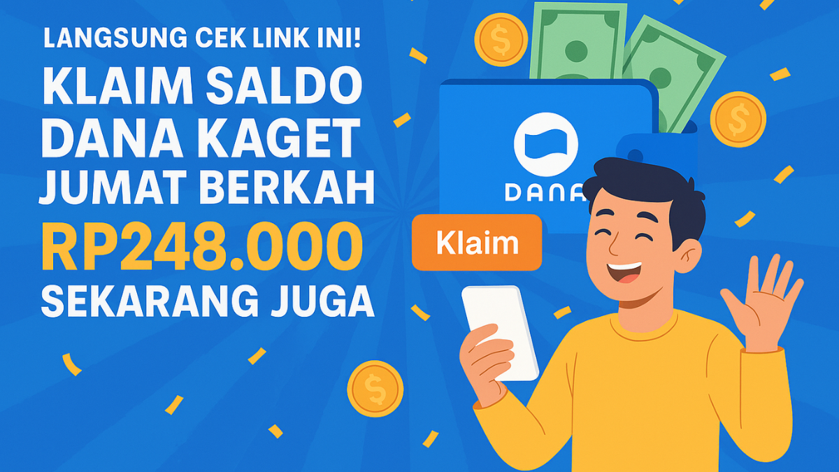 Klaim Saldo DANA Kaget Jumat Berkah
