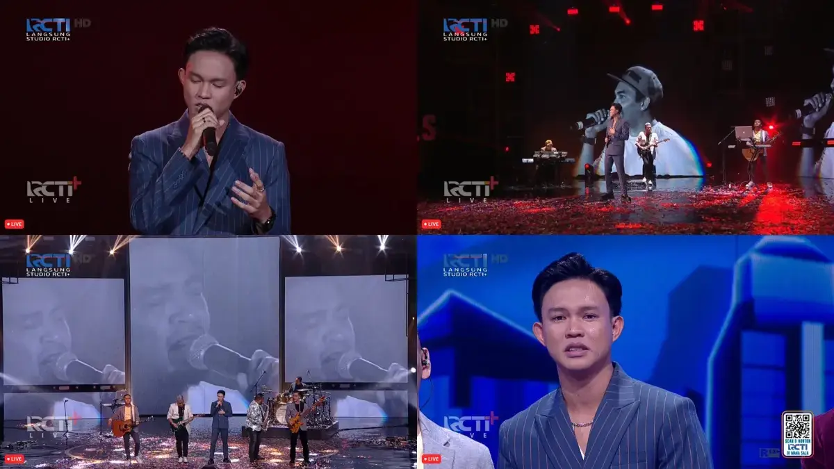 Lagu Januari Fajar Noor feat Glenn Fredly x The Bakuu Cakar (tangkapan layar RCTI+)