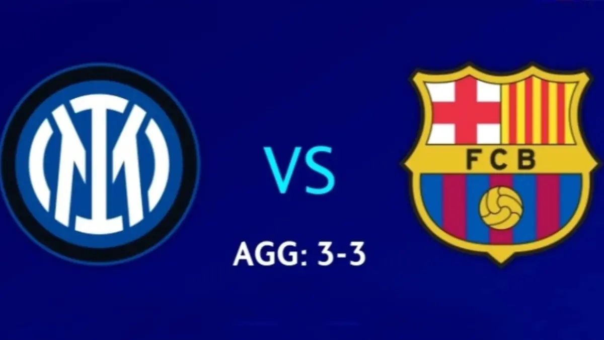 Ilustrasi Inter Milan vs Barcelona