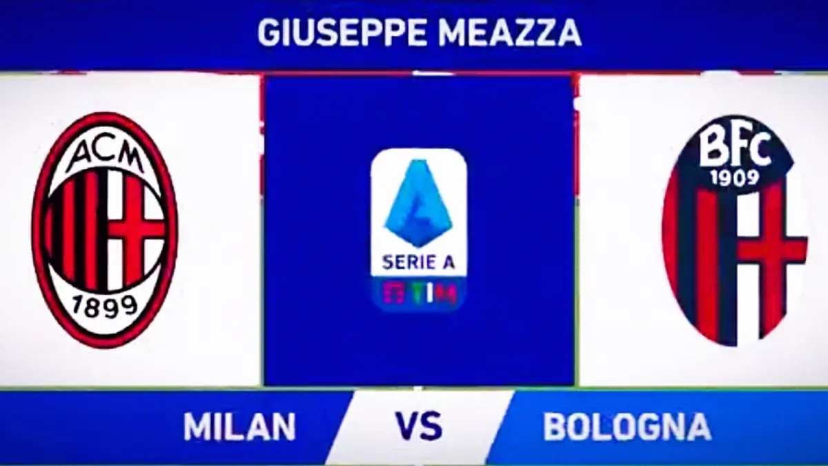 Ilustrasi AC Milan vs Bologna