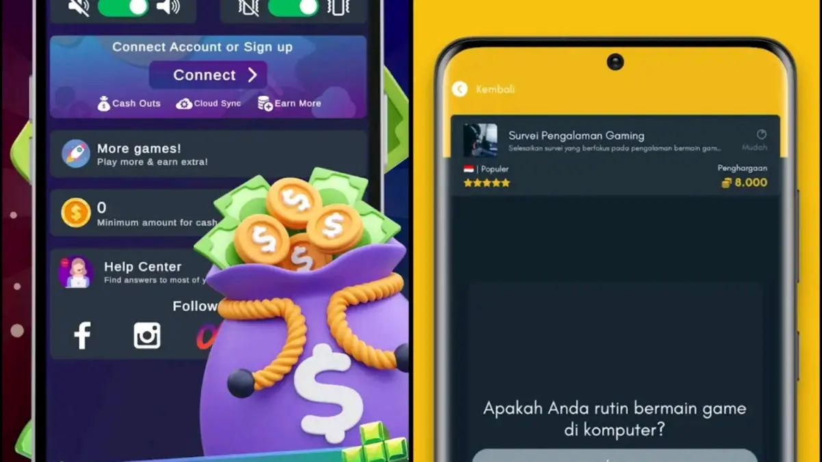 game penghasil uang dan aplikasi survey penghasil saldo