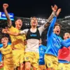 Selebrasi pemain Parma