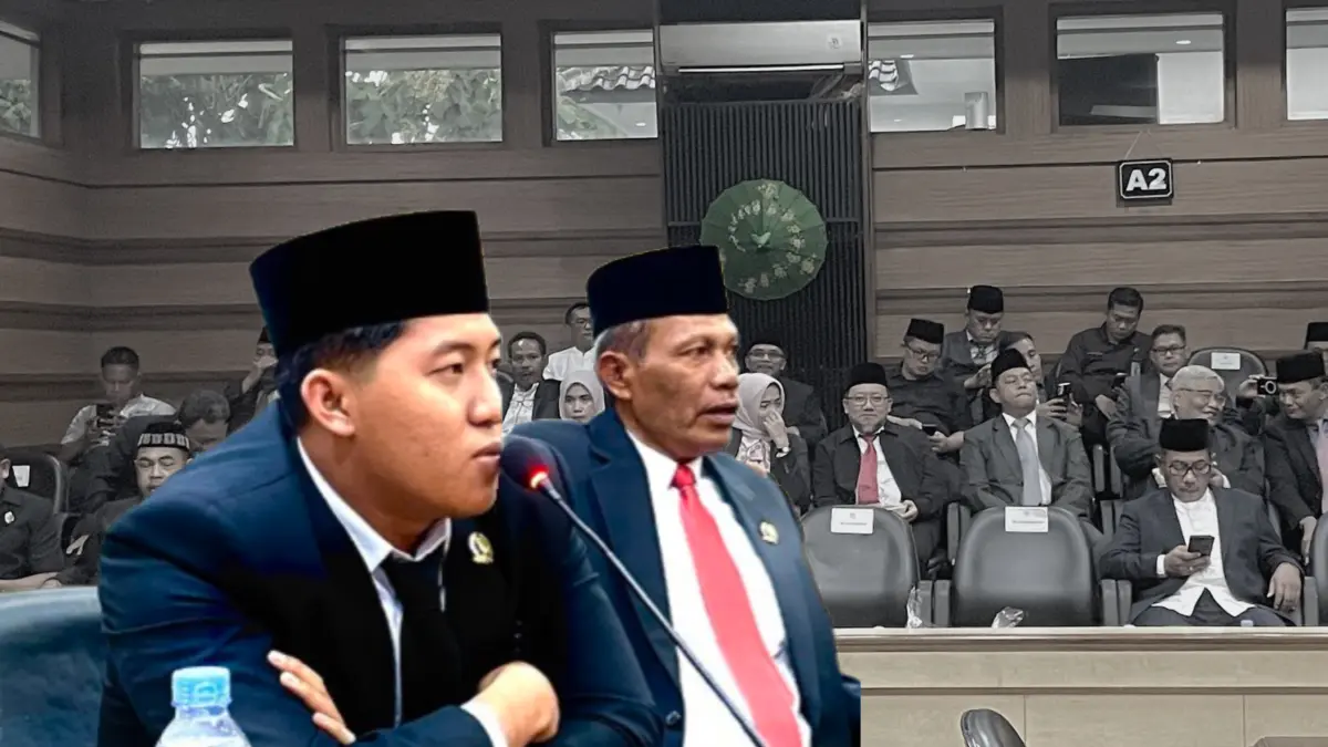 Rapat paripurna dprd, fraksi ppp riko restu wijaya