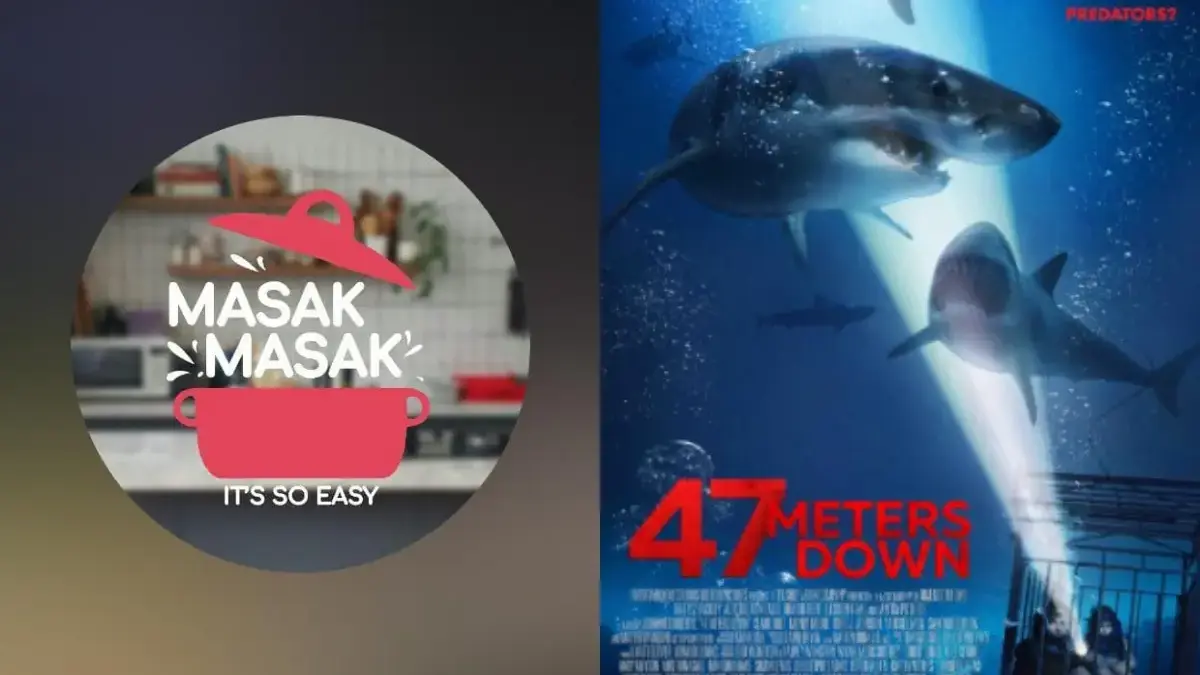 Program Masak Masak, Bioskop TransTV: 47 Meters Down (Instagram.com @masaktranstv, imdb.com)