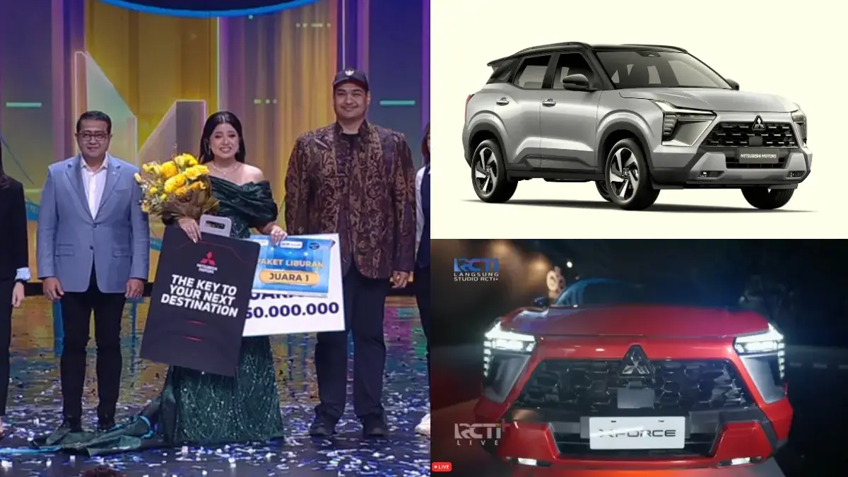 Mobil Mitsubishi XForce 2025 Hadiah Shabrina (Istimewa: mitsubishi-motors.co.id, RCTI+)