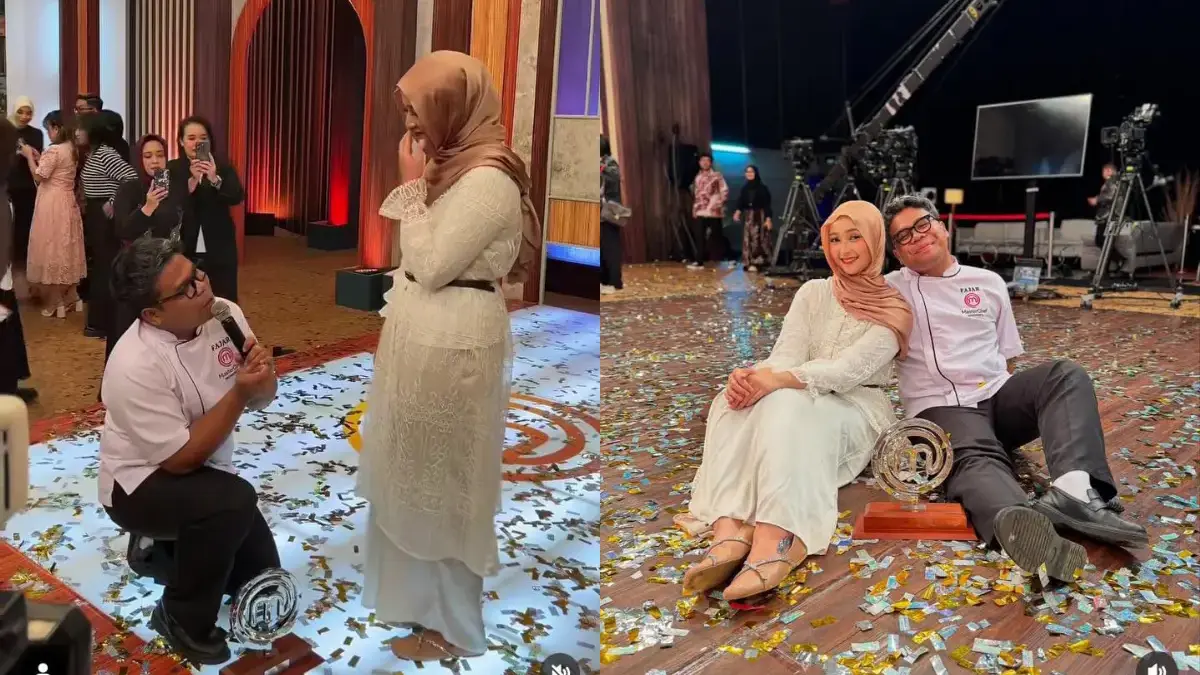 Momen Romantis Fajar MasterChef Indonesia Season 12 Lamar Zahra (instagram.com @zahra.mci12 @officialrctiplus)