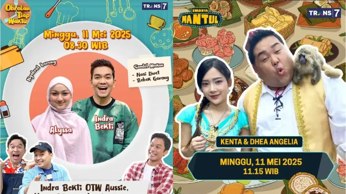 Obrolan Tiap Waktu dan Enaknya Mantul (instagram.com @officialtrans7)