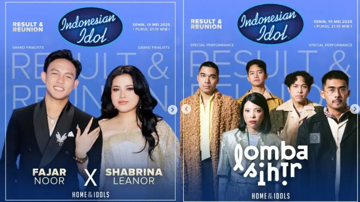 Bocoran Lagu dan Guest Start Result & Reunion (instagram.com @indonesianidolid)