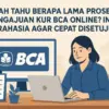 Proses Pengajuan KUR BCA Online