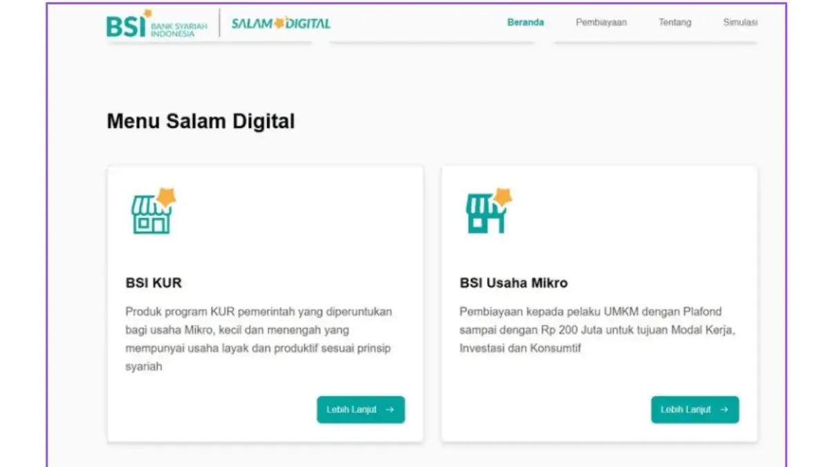 Pinjaman Non KUR BSI 2025