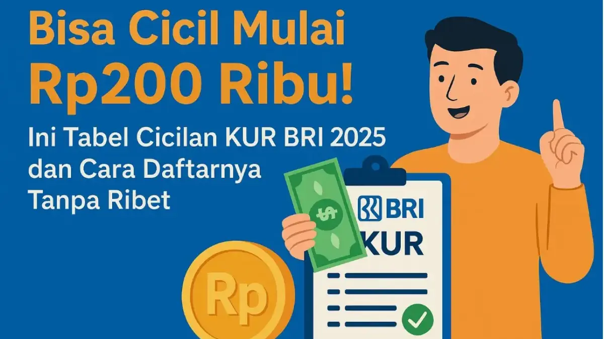 Tabel Cicilan KUR BRI 2025