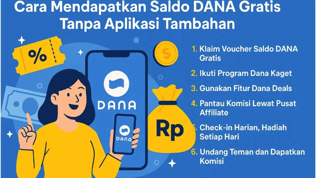 Saldo DANA Gratis Tanpa Aplikasi Tambahan
