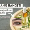Menebalkan Rambut Alis