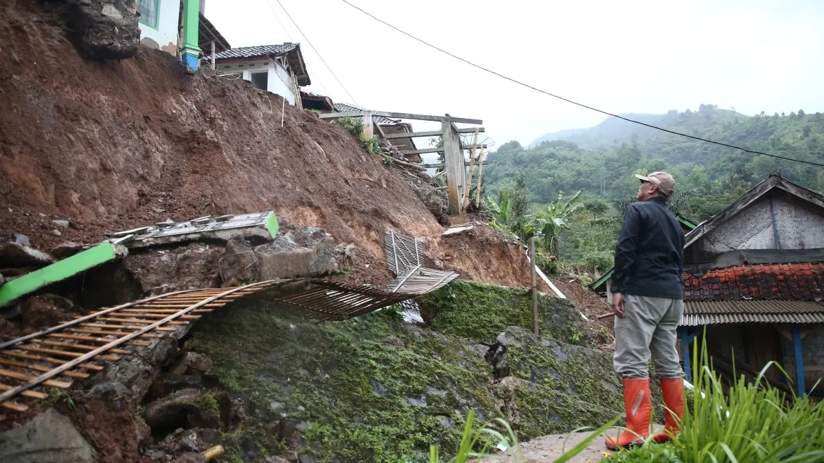 Korban Bencana Pergerakan Tanah di Garut