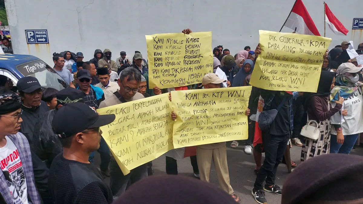demo tanah pangangonan