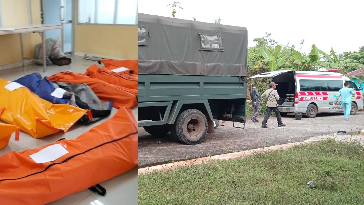 ledakan peluru kedaluarsa di garut
